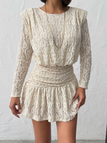 Rochie scurta din dantela - Img 3