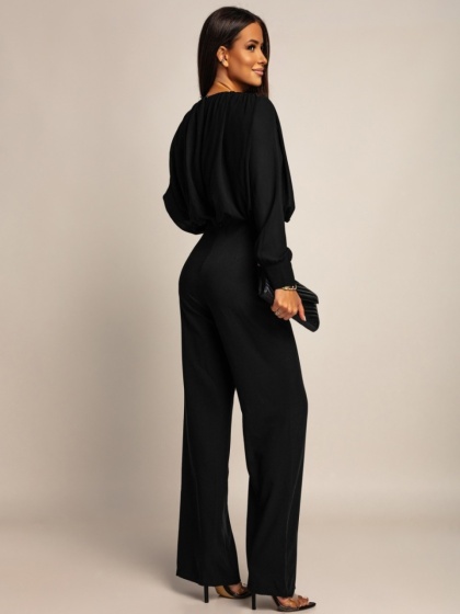 Salopeta evazata accesorizata cu nasturi - Img 2