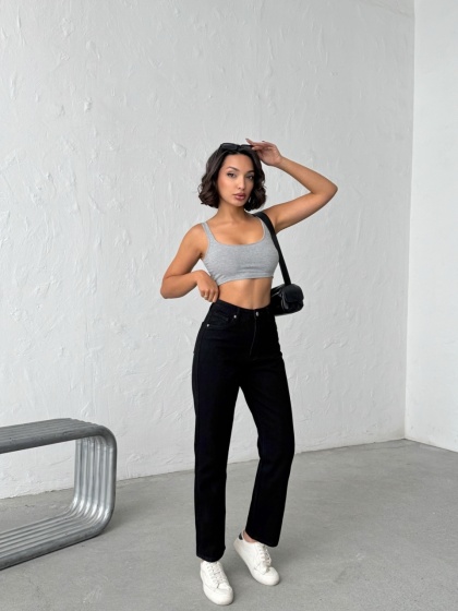 Blugi dama straight fit - Img 6