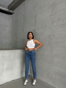 Blugi mom fit elastici - Img 7