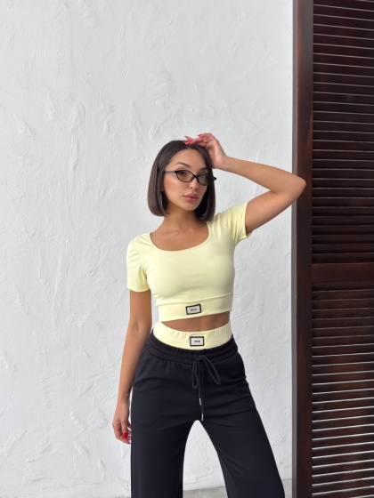 Compleu sport cu bluza scurta - Img 6
