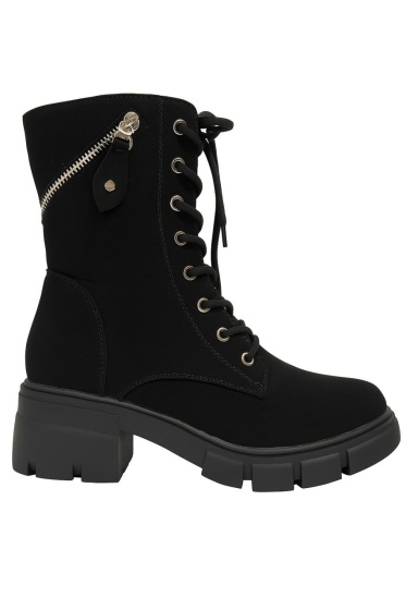 Ghete dama imblanite cu accesoriu fermoar - Img 1