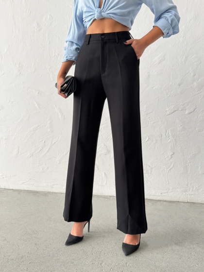 Pantaloni dama drepti simpli - Img 1