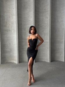 Rochie eleganta cu aplicatii din strasuri - Img 5