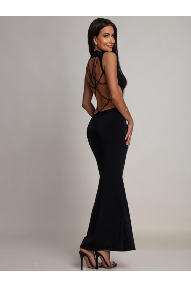 Rochie elegantă din lycra, cu spatele gol - Img 4
