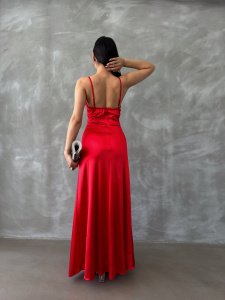 Rochie eleganta lunga cu bretele - Img 4