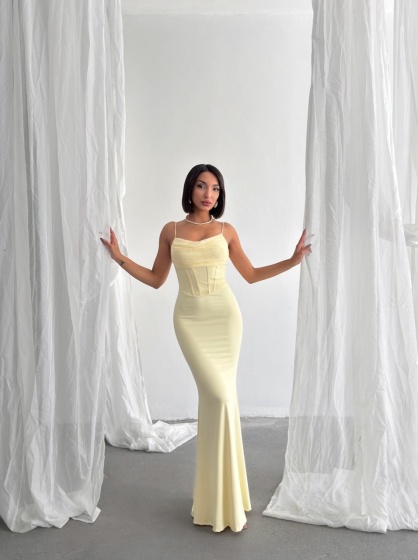 Rochie eleganta lunga din lycra - Img 6