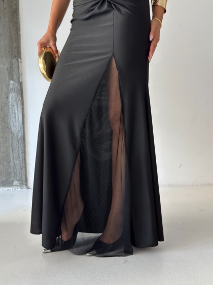 Rochie eleganta lunga din lycra - Img 7