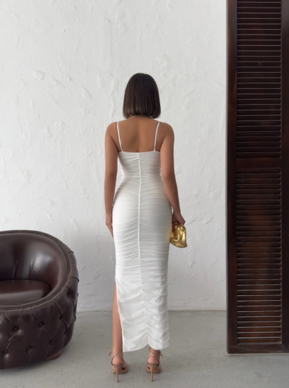 Rochie eleganta lunga din tull - Img 2