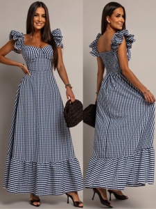 Rochie lunga cu bretele - Img 3