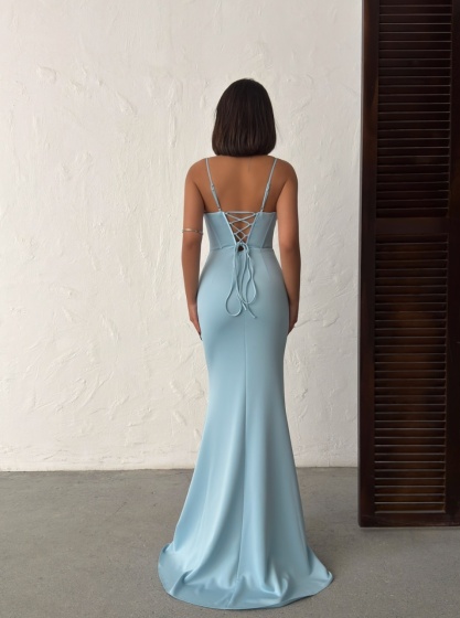 Rochie lunga eleganta tip corset - Img 2