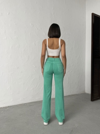 Blugi drepti elastici simpli - Img 2