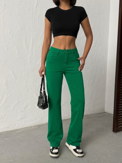 Blugi drepti elastici simpli