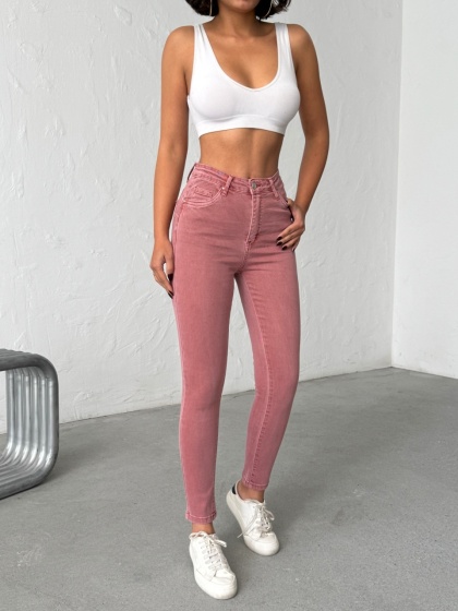 Blugi skinny elastici simpli - Img 3