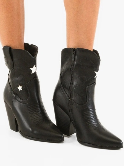 Botine dama cu design stele - Img 4