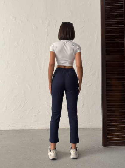 Pantaloni dama elastici cu siret - Img 2