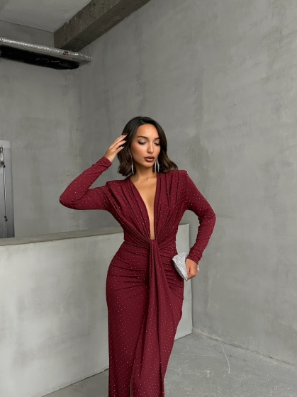 Rochie dama din licra cu strasuri - Img 3