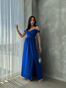 Rochie eleganta lunga cu bretele - Img 5