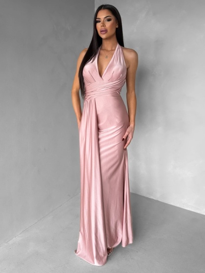 Rochie eleganta lunga din lycra - Img 3