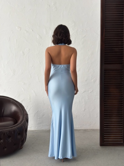 Rochie eleganta lunga din lycra - Img 4