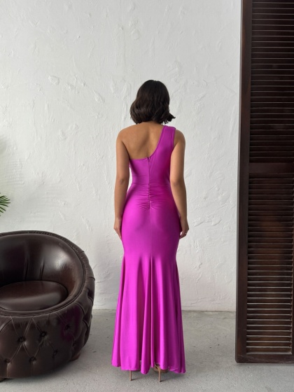 Rochie eleganta lunga din lycra - Img 2