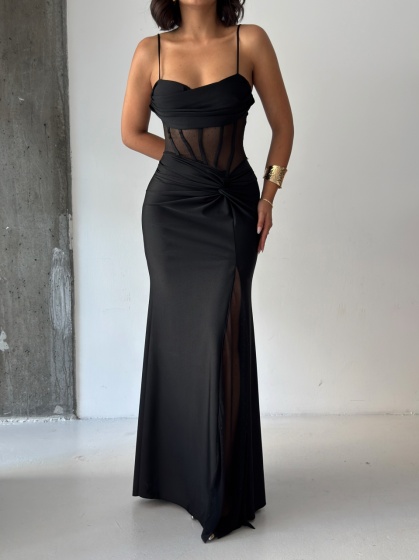 Rochie eleganta lunga din lycra - Img 5