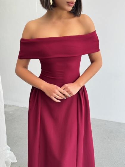 Rochie eleganta pe umeri - Img 5