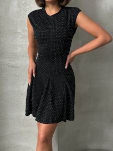 Rochie eleganta scurta cu strasuri - Img 4