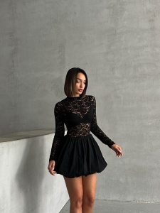 Rochie eleganta stil gogosar din dantela - Img 8