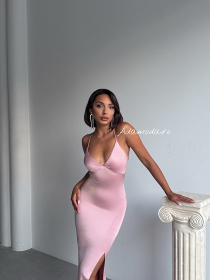 Rochie lunga eleganta cu spatele gol