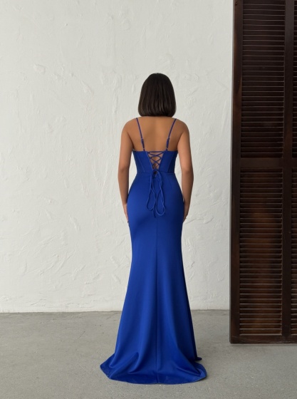 Rochie lunga eleganta tip corset - Img 2