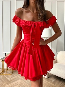 Rochie scurta bufanta baby doll - Img 1