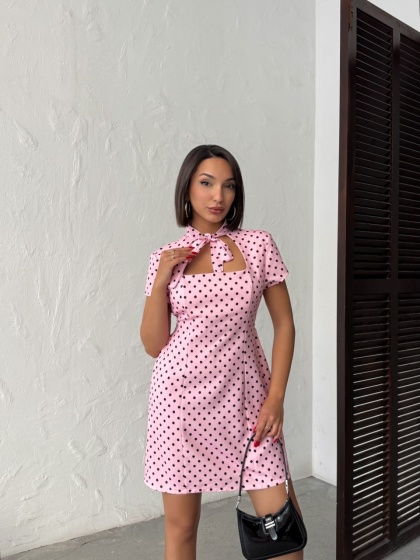 Rochie scurtă cu buline - Img 5