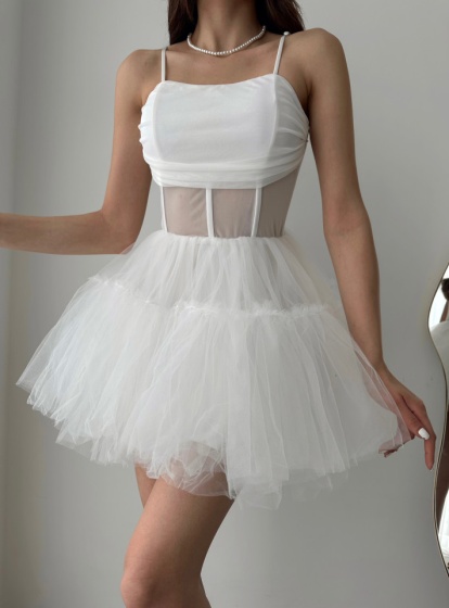 Rochie scurta din tul - Img 2
