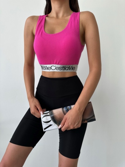 Top crop push-up sport - Img 2