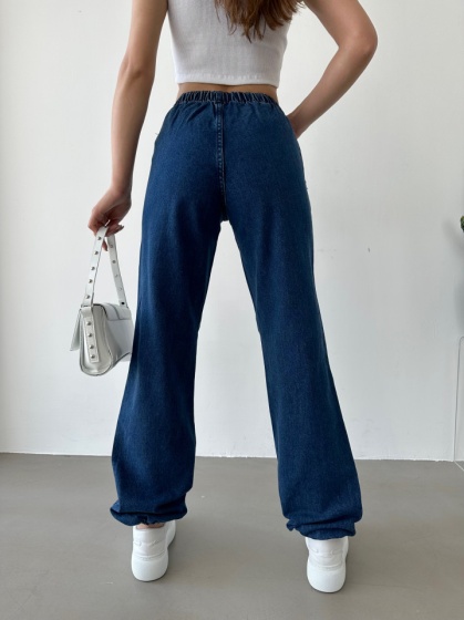 Blugi damă cu elastic la glezna - Img 2