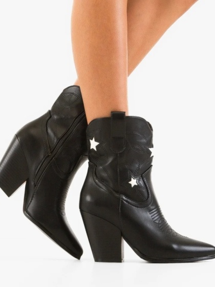 Botine dama cu design stele