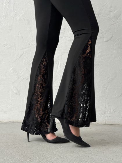Colanti evazati cu detaliu dantela - Img 5