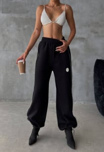 Pantaloni dama cu elastic