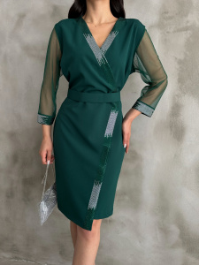Rochie eleganta cu strasuri - Img 1