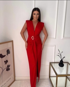 Rochie eleganta din lycra cu accesoriu in talie - Img 4