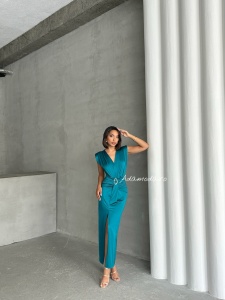 Rochie eleganta din lycra cu accesoriu in talie - Img 2
