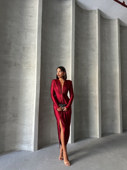 Rochie eleganta din lycra - Img 3