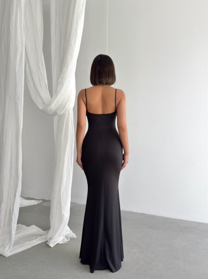 Rochie eleganta lunga din lycra - Img 4