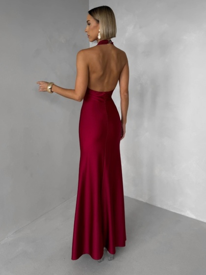 Rochie eleganta lunga din lycra - Img 2