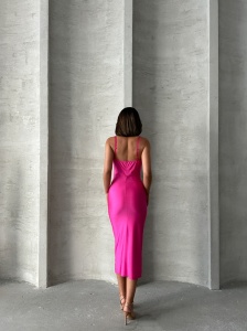 Rochie eleganta midi pe corp cu aplicatii - Img 5