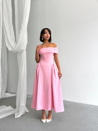 Rochie eleganta pe umeri - Img 5