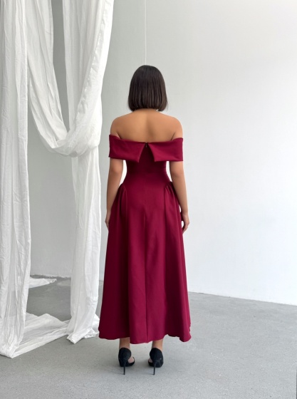 Rochie eleganta pe umeri - Img 2