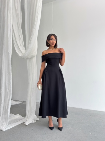 Rochie eleganta pe umeri - Img 5