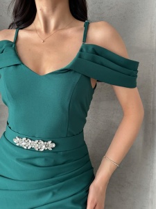 Rochie eleganta scurta cu lantisoare - Img 5
